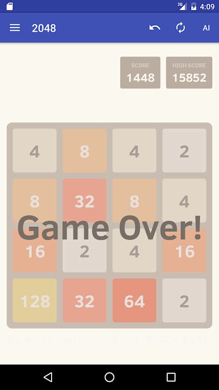 2048 with AI .